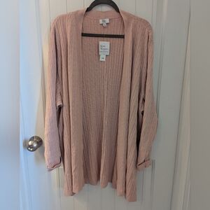Kim Rogers Women's Pink Sweater 4X NWT